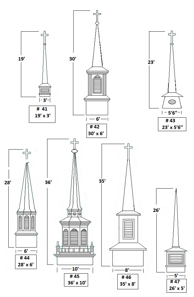 41-47 steeples