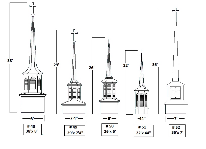 48-52 steeples