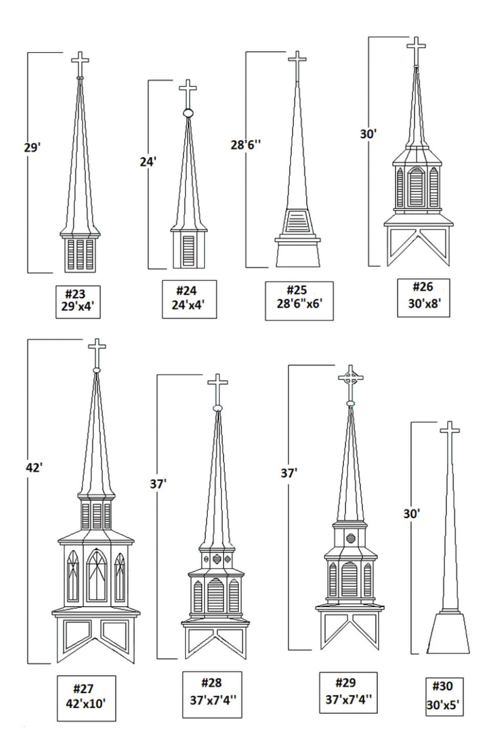 Schafer Steeple Models